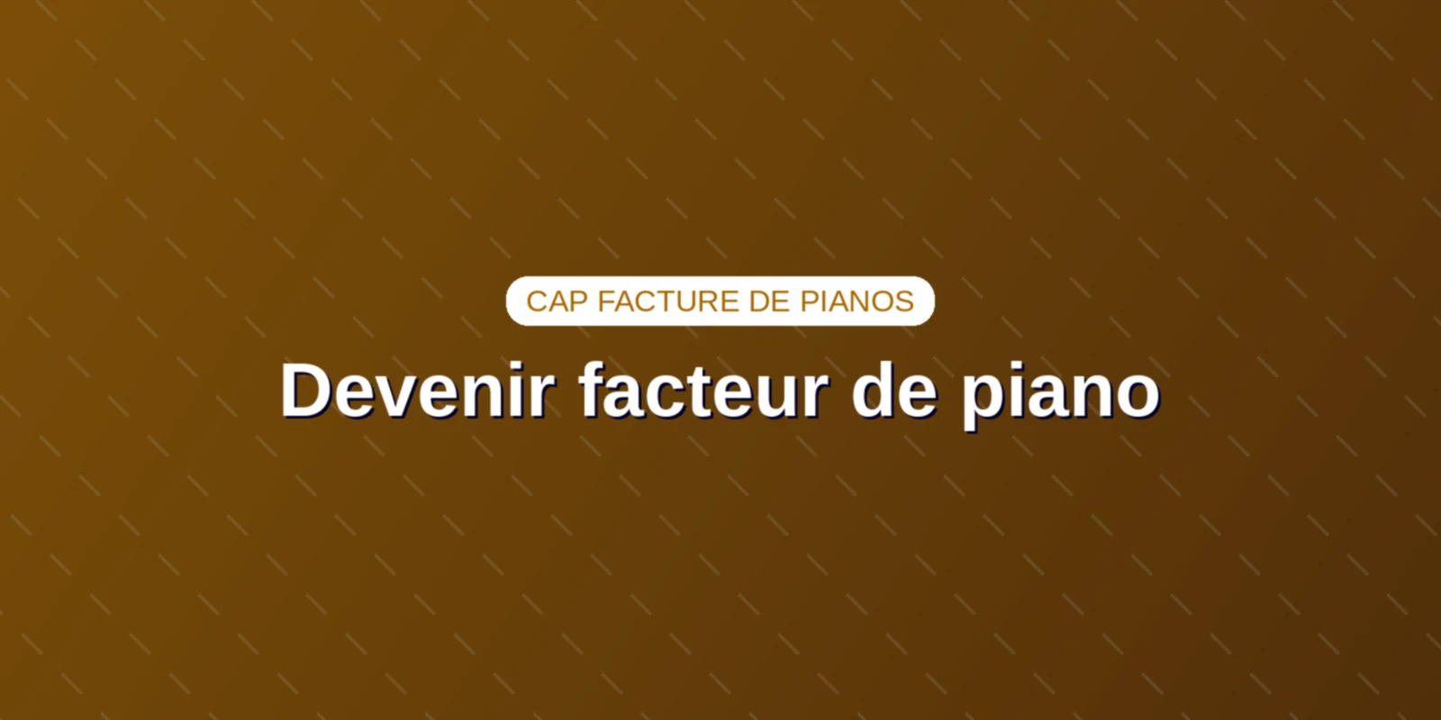 Devenir facteur de piano : métier, missions et artisanat Couverture : Devenir facteur de piano métier et artisanat d'art